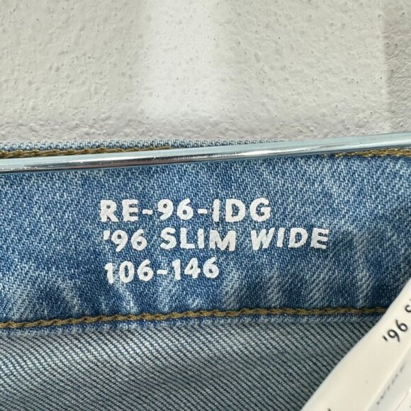 J. Crew Women's Size 26 1996 Slim Wide Leg‎ Medium Wash NWT Classic - Picture 6 of 14